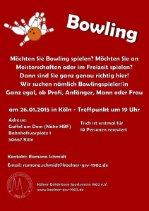 Bowlingabteilung
